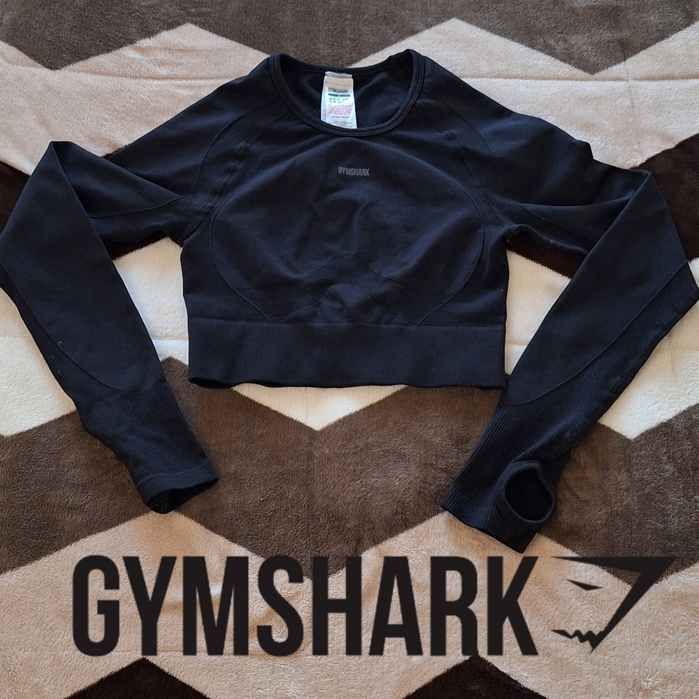 Gymshark Flex Sports Long Sleeve Crop Top - Small